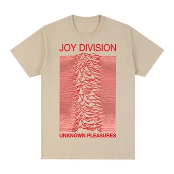 JOY DIVISION Unknown Pleasures Винтажная футболка из хлопка в стиле пост-ПАНК, мужская футболка, Новая футболка, женские топы Унисекс