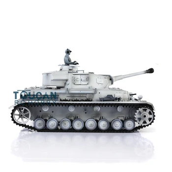 2.4G Heng Long 1/16 Масштаб 3859 Snow 7.0 Пластиковая Немецкая Модель Танка Panzer IV F2 RTR с Дистанционным Управлением Игрушки для Мальчиков TH17403