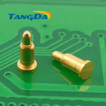 Tangda DHL/EMS D2 * 4.5 мм 1000ШТ pogo контактный разъем Мобильные Телефоны Аккумуляторная пружина 1P Наперсток Поверхностного Монтажа SMD золотая пластина 1u