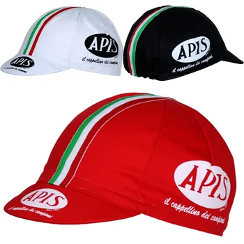 ITALIA APIS Ретро Велосипедные кепки, велосипедная шляпа, черный Gorra Ciclismo, один размер подходит большинству