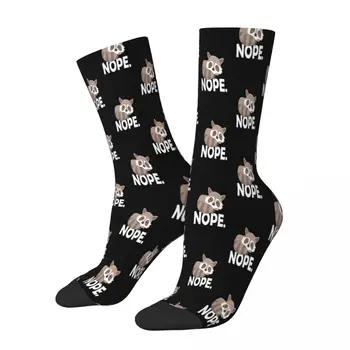 Нет, носки с животными из енота, мужские женские зимние чулки в стиле хип-хоп