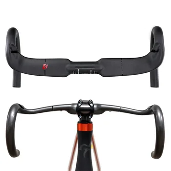 Велосипедный руль из углеродного волокна Kocevlo 31,8 ММ, уменьшающий сопротивление, изогнутый стержень, укрепляющий детали шоссейного велосипеда, внутренняя прокладка ud матовая