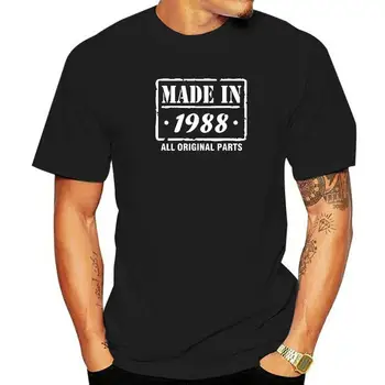 футболка для мужчин, пляжные футболки, мужские футболки, сделанные в 1988 году, мужская футболка на 30-й день рождения, забавная футболка, мужская одежда